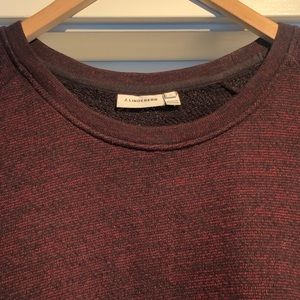 J. LINDENBERG CREWNECK SWEATER M, MAROON (LARGE)